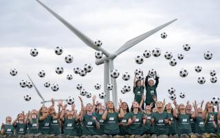 Fifty female footballers from across Scotland, of all ages and levels, come together to celebrate the partnership between ScottishPower and the women's game in Scotland.