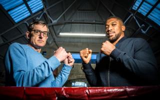 Louis Theroux and Anthony Joshua