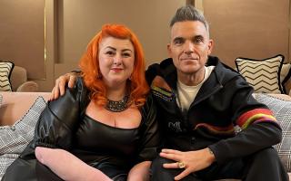 Pop idols: Michelle McManus and Robbie Williams in the documentary, Michelle McManus: All This Time