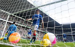 Joey Barton during his short, forgettable spell at Rangers.