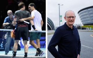 Peter Duthie, chief exec of the SEC counts the match between Roger Federer and Andy Murray at the Hydro among the highlights of his long career.
