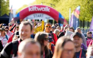 Kiltwalk heroes step up to achieve record-breaking Glasgow event