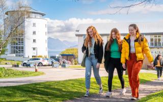 Students at Sabhal Mòr Ostaig, Scotland's only Gaelic college