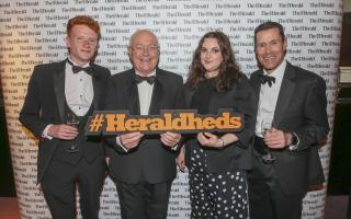 The team from University of Dundee at The Herald Higher Education Awards 2023