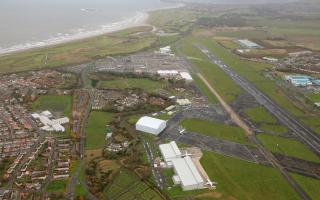 The light aircraft crashed near to Glasgow Prestwick Airport.