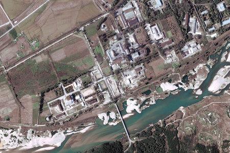 satellite view of Yongbyon Nuclear Scientific Research Center, North Korea
