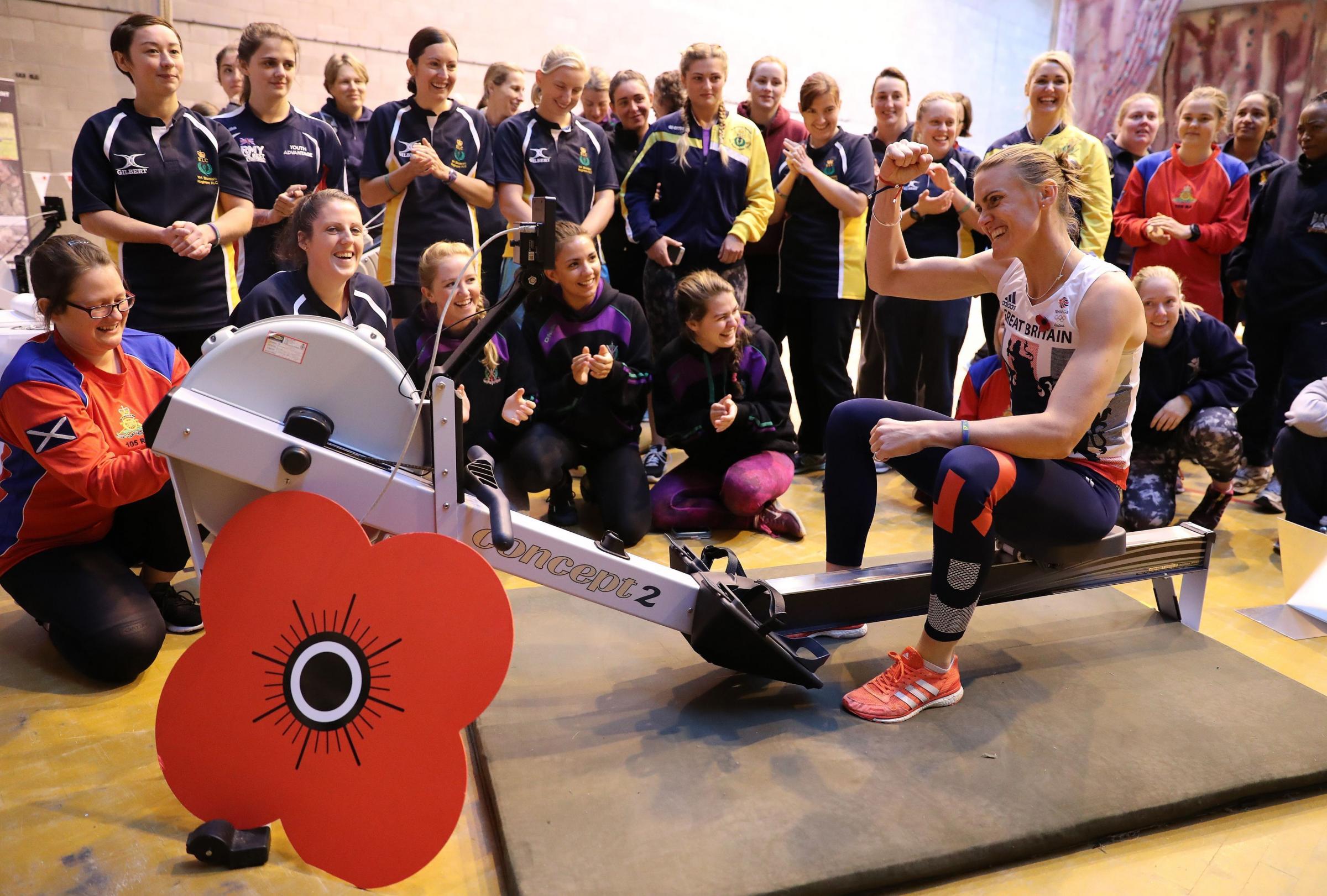 Heather Stanning urges Scots to 'go the extra mile' for poppy appeal