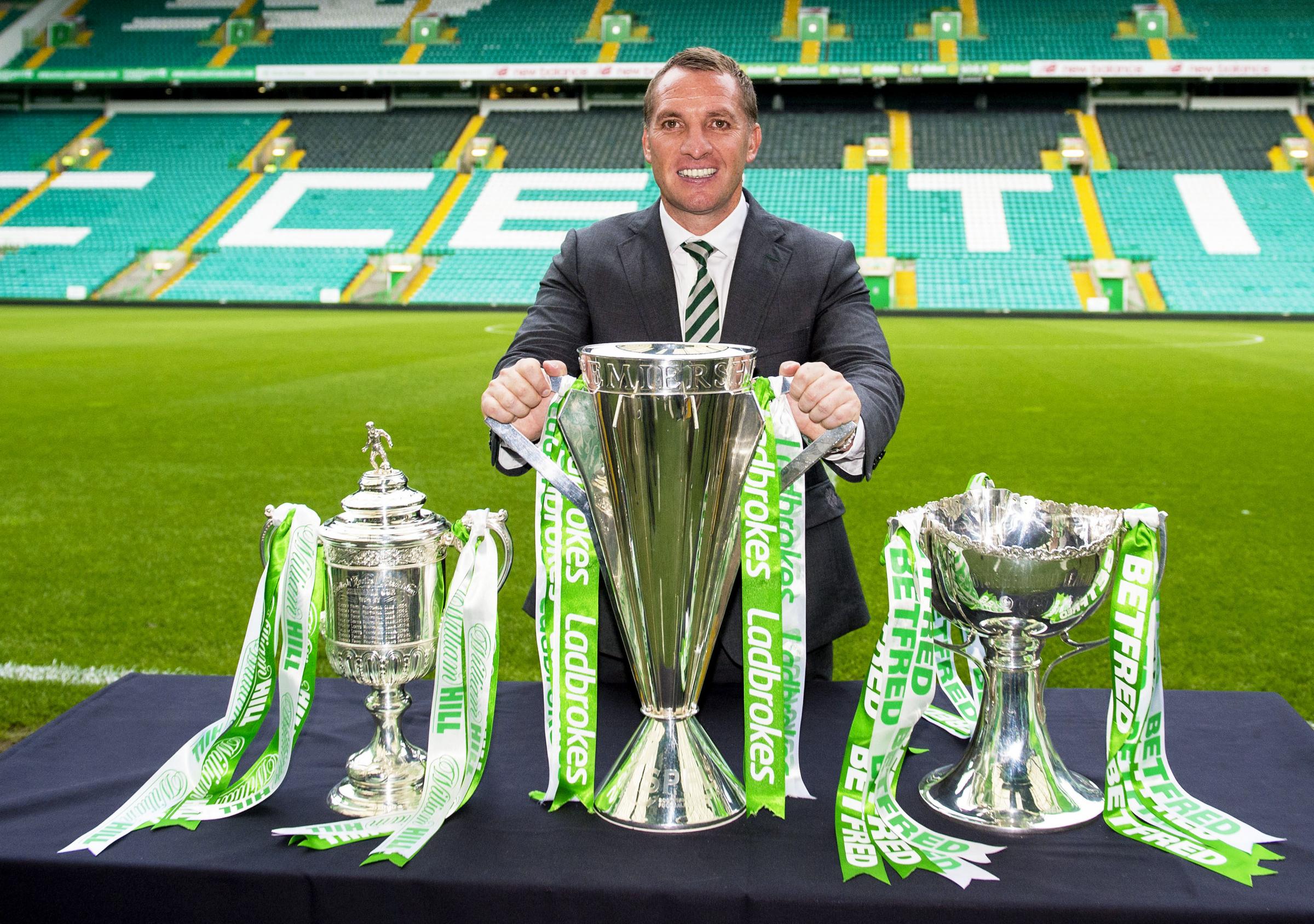Image result for rodgers three trophies
