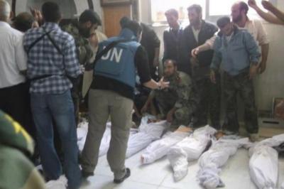 Bodies of the latest victims of Syria's conflict
