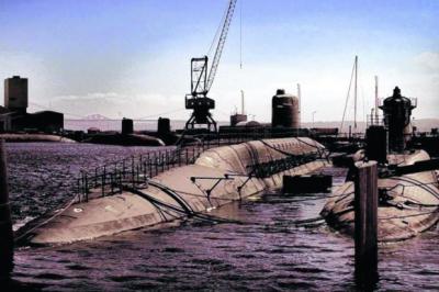 nuclear submarines rosyth submarine old dockyard mod naval sea dump planned fife britain edwards rob