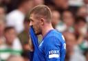 Rangers midfielder John Lundstram was sent off for a rash challenge on Alistair Johnston