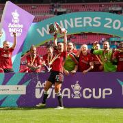 Manchester United claimed their first major trophy after beating Tottenham 4-0 in the Women’s FA Cup final (Adam Davy/PA)