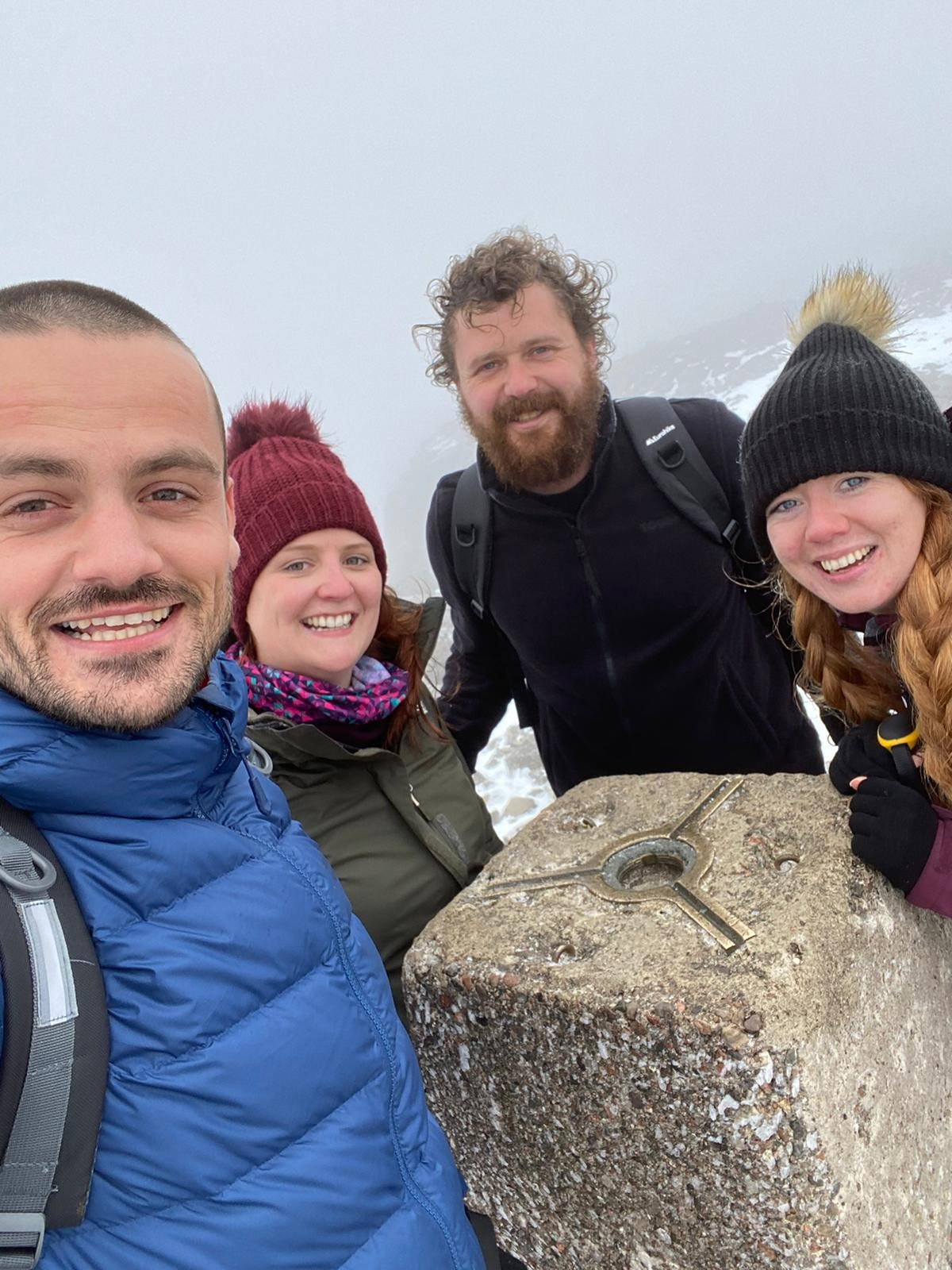 Lauren McAdam who completed the three peaks challenge to donate funds to our campaign. She was accompanied by her husband David Gorman and friends Nicola and Brian Booth joined the for Ben Nevis. 