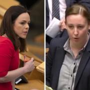 Kate Forbes and Mhairi Black
