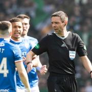 Rangers were unhappy with the referee at Celtic Park