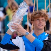 Jannik Sinner won his third tournament of the year in Miami (Lynne Sladky/AP)