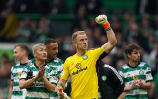 Celtic goalkeeper Joe Hart feels that his side are peaking at the right time in title race.