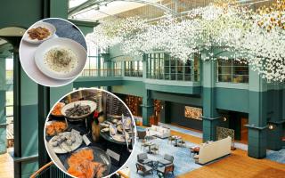 Does this luxury hotel offer the bottomless best brunch buffet in Scotland?