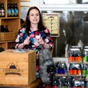 Kate Forbes pictured at the Cairngorm Brewery last year