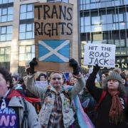 A Scottish trans protest