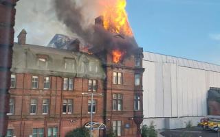 Demolition works at the Ayr Station Hotel building have been halted
