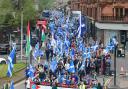 All Under One Banner march through Glasgow on Saturday 4 May
