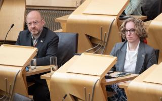 Patrick Harvie and Lorna Slater, co-leaders of the Scottish Greens