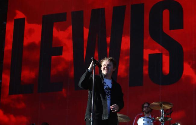 Lewis Capaldi at the TRANSMT fetsival on Glasgow Green. Picture: Gordon Terris