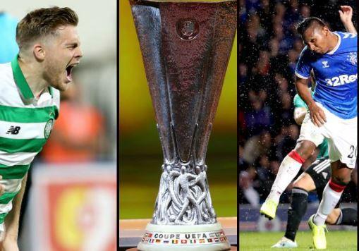 Image result for celtic and rangers europa league