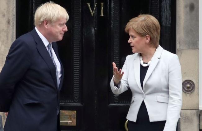 Boris Johnson wants a union flag and not Nicola Sturgeon at Glasgow climate summit
