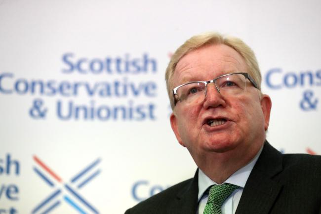 Scottish Conservative leader, Jackson Carlaw, during a post-election press conference at the Crown Plaza hotel in Glasgow. PA Photo. Picture date: Friday December 13, 2019. Photo credit should read: Andrew Milligan/PA Wire.