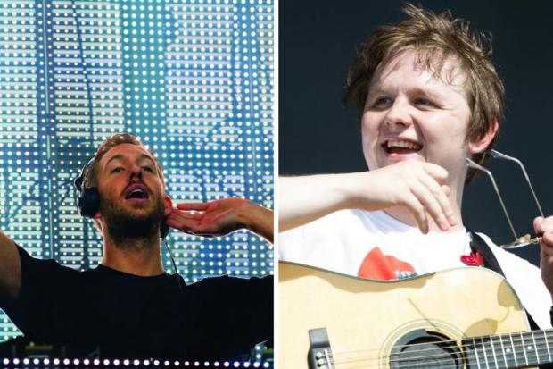 DJ Calvin Harris (left) and singer Lewis Capaldi are set to perform at Coachella festival this year.