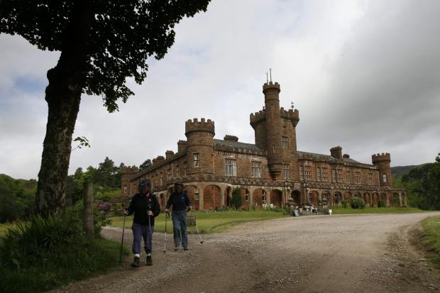 Kinloch Castle is A-listed.