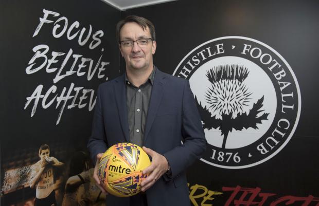 Partick Thistle chief exec Gerry Britton is a man with a plan