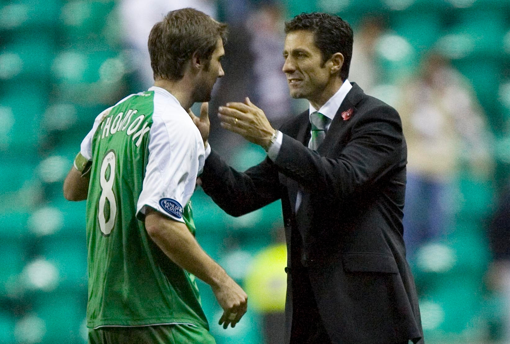 Ex-Hibs manager John Collins on why he stripped Kevin Thomson of club captaincy