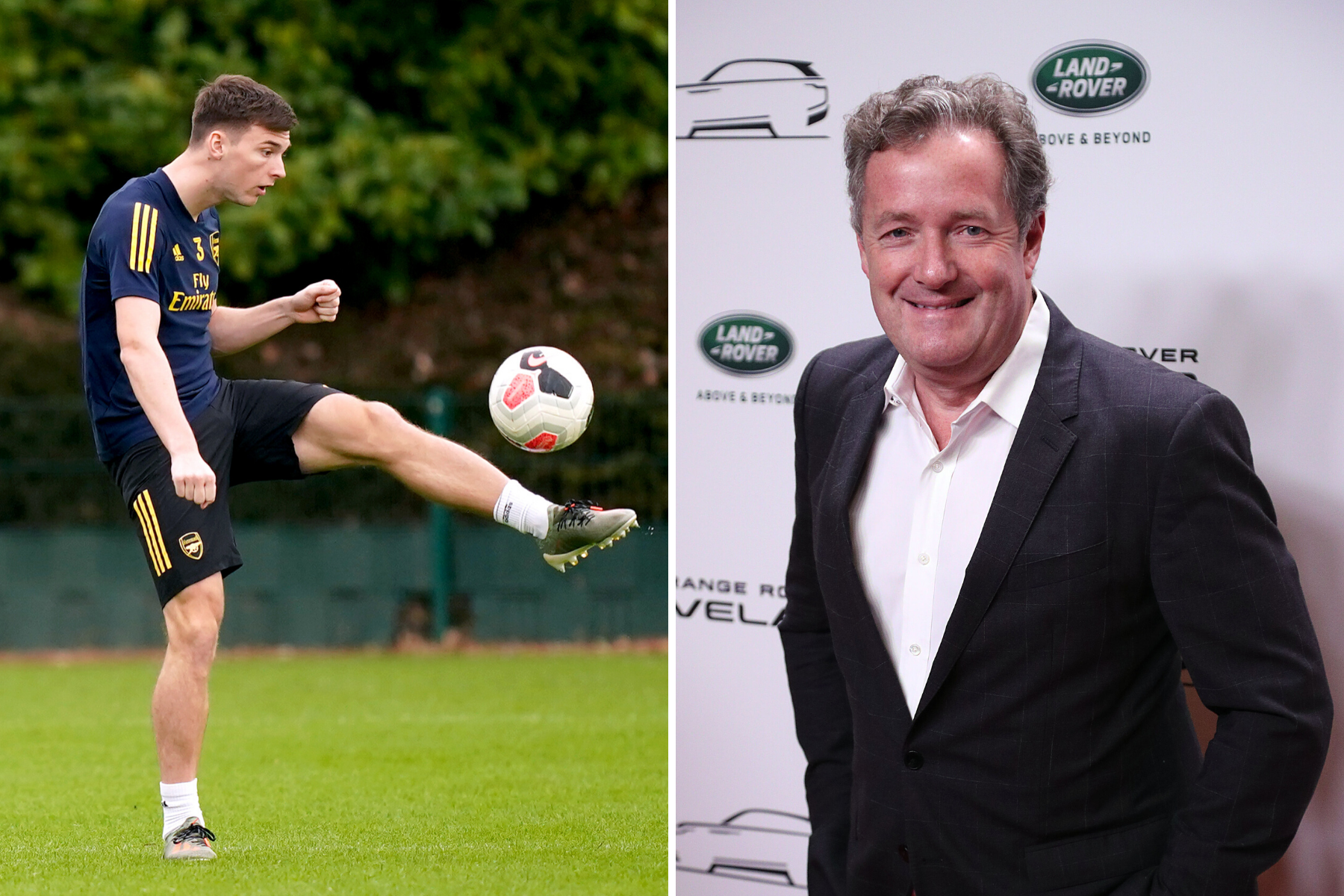 Piers Morgan declares 'love' for ex-Celtic star Kieran Tierney after Arsenal form