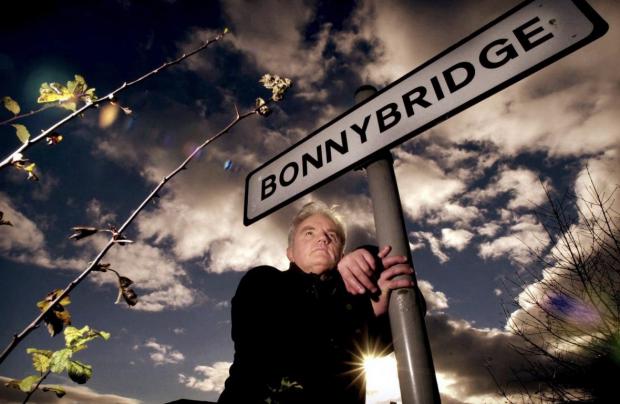 HeraldScotland: Billy Buchanan photographed in UFO hotspot Bonnybridge. Picture: Gordon Terris/The Herald