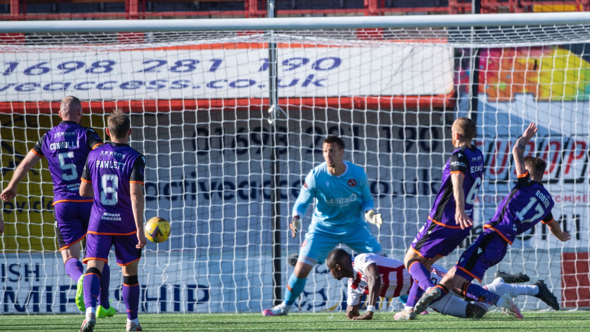 Hamilton Accies 1-1 Dundee United: Hakeem Odoffin goal pegs back Lawrence Shankland opener