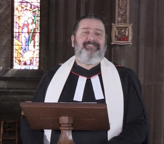 Reverend Mark Johnstone, of Glasgow Cathedral, has been keeping the cathedral community together