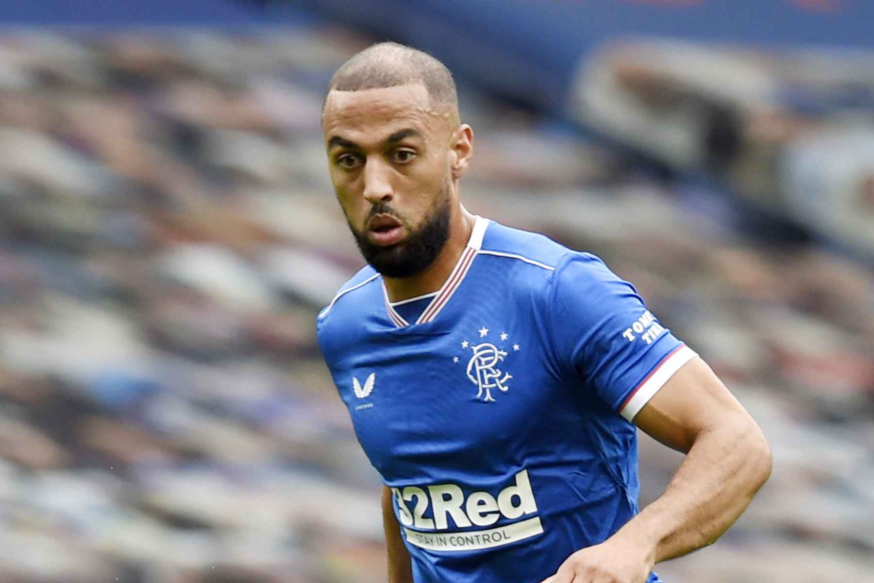Rangers striker Kemar Roofe charged by SFA for challenge on St Johnstone's Murray Davidson