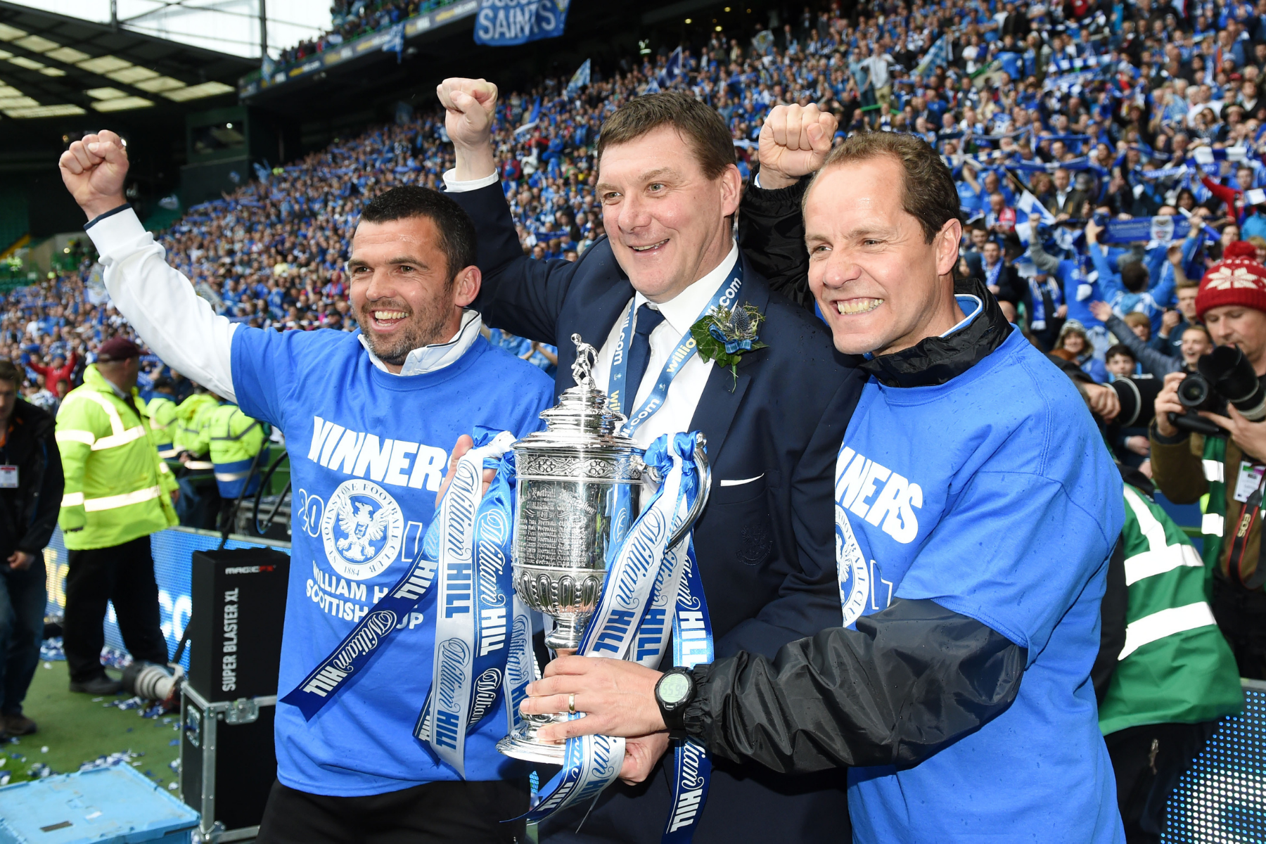 Tommy Wright takes great 'pride' in watching the growing success of Callum Davidson and St Johnstone