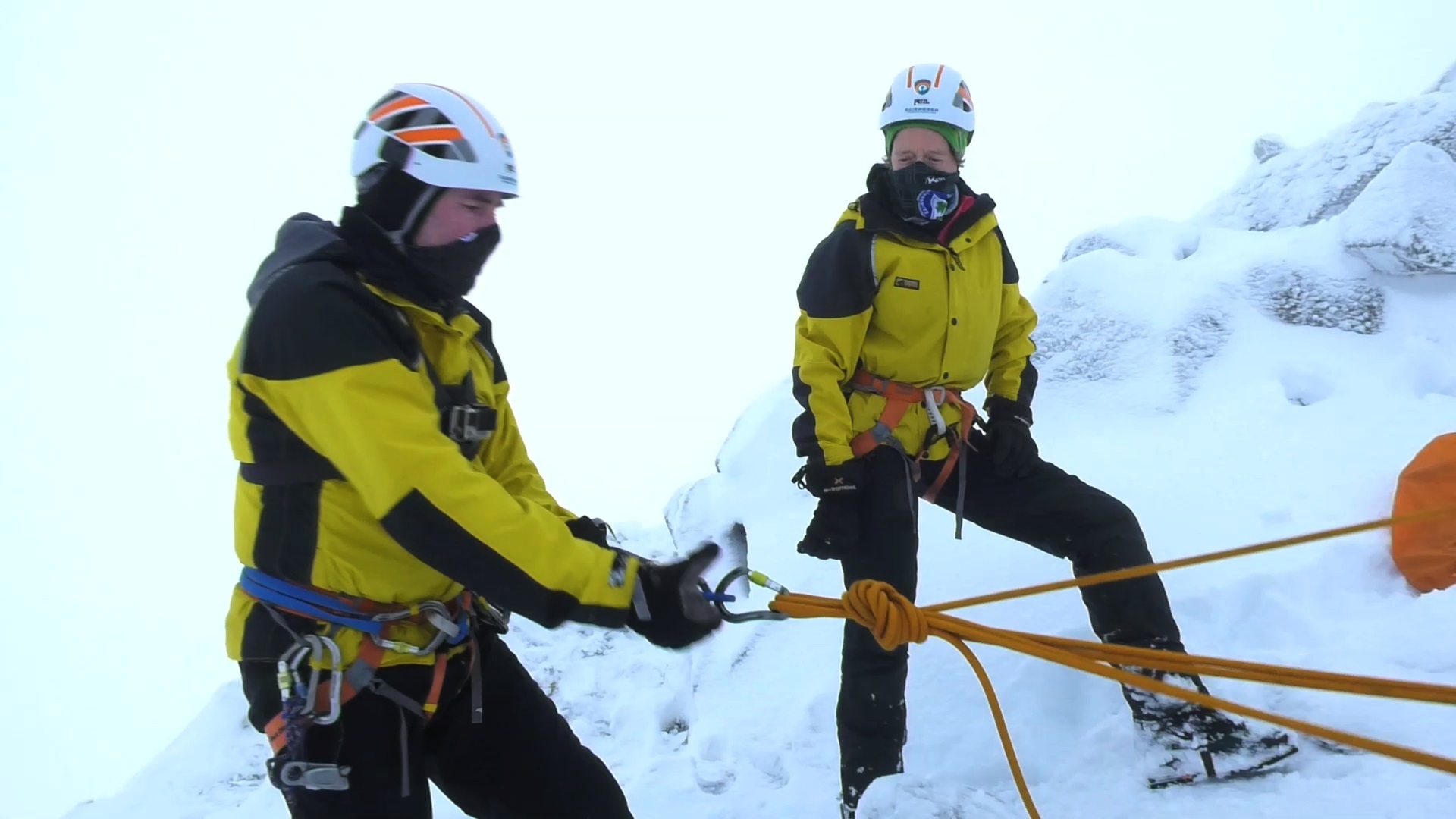 Cairngorm Mountain Rescue Team training exercise features on the show