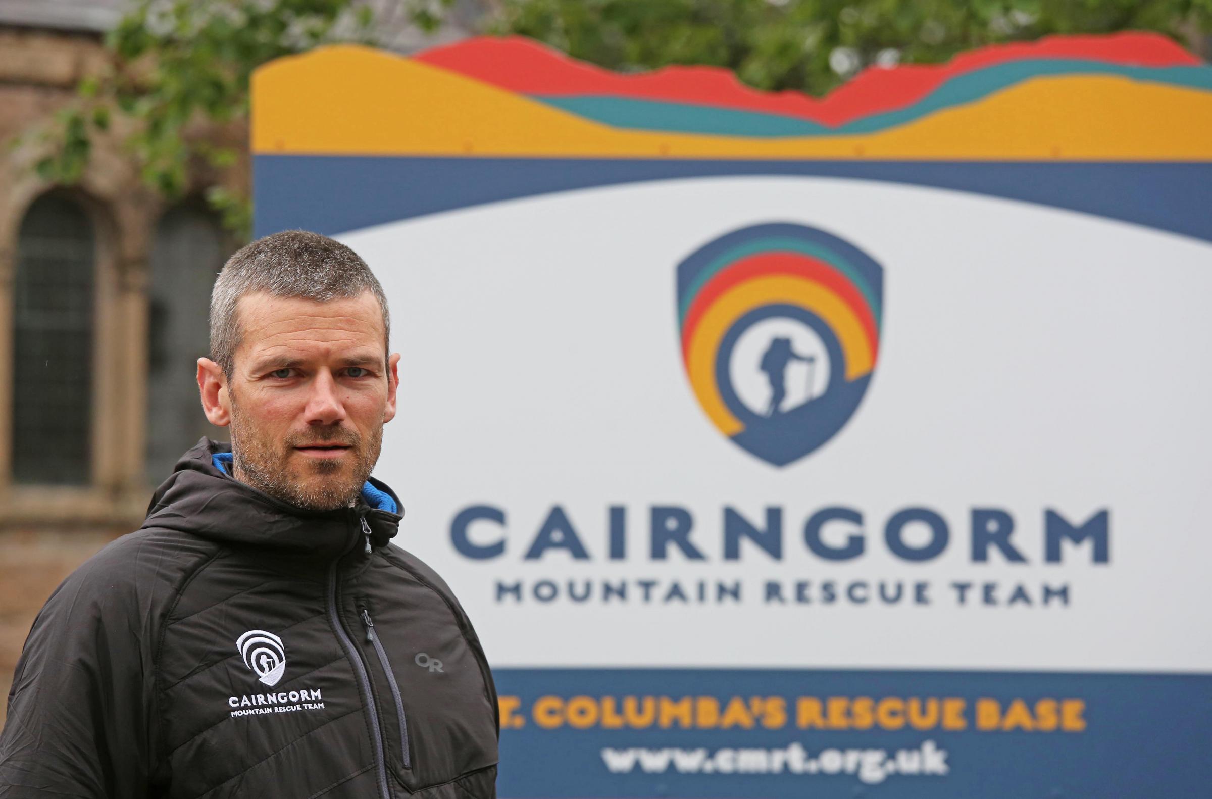 Iain Cornfoot, who is the Cairngorm Mountain Rescue team leader. Photo credit: Peter Jolly.