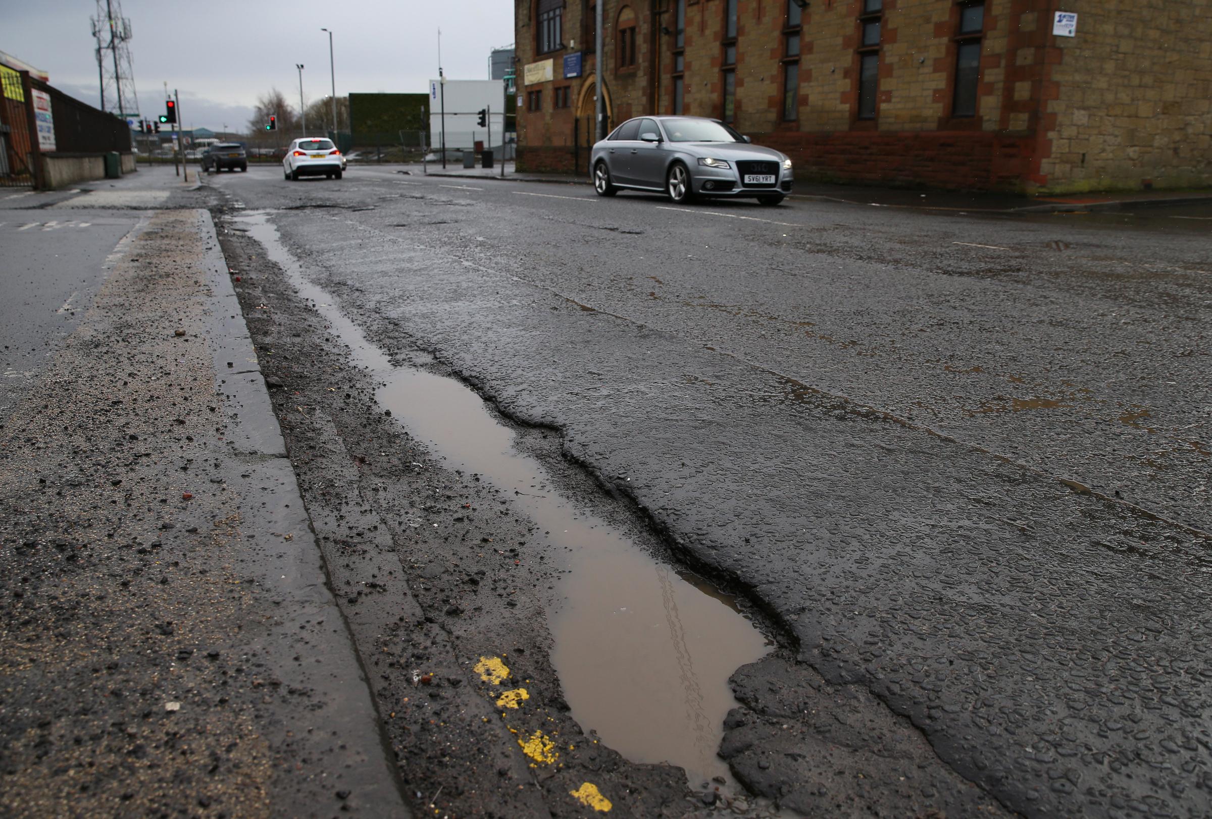 Potholes continue to be a problem for motorists