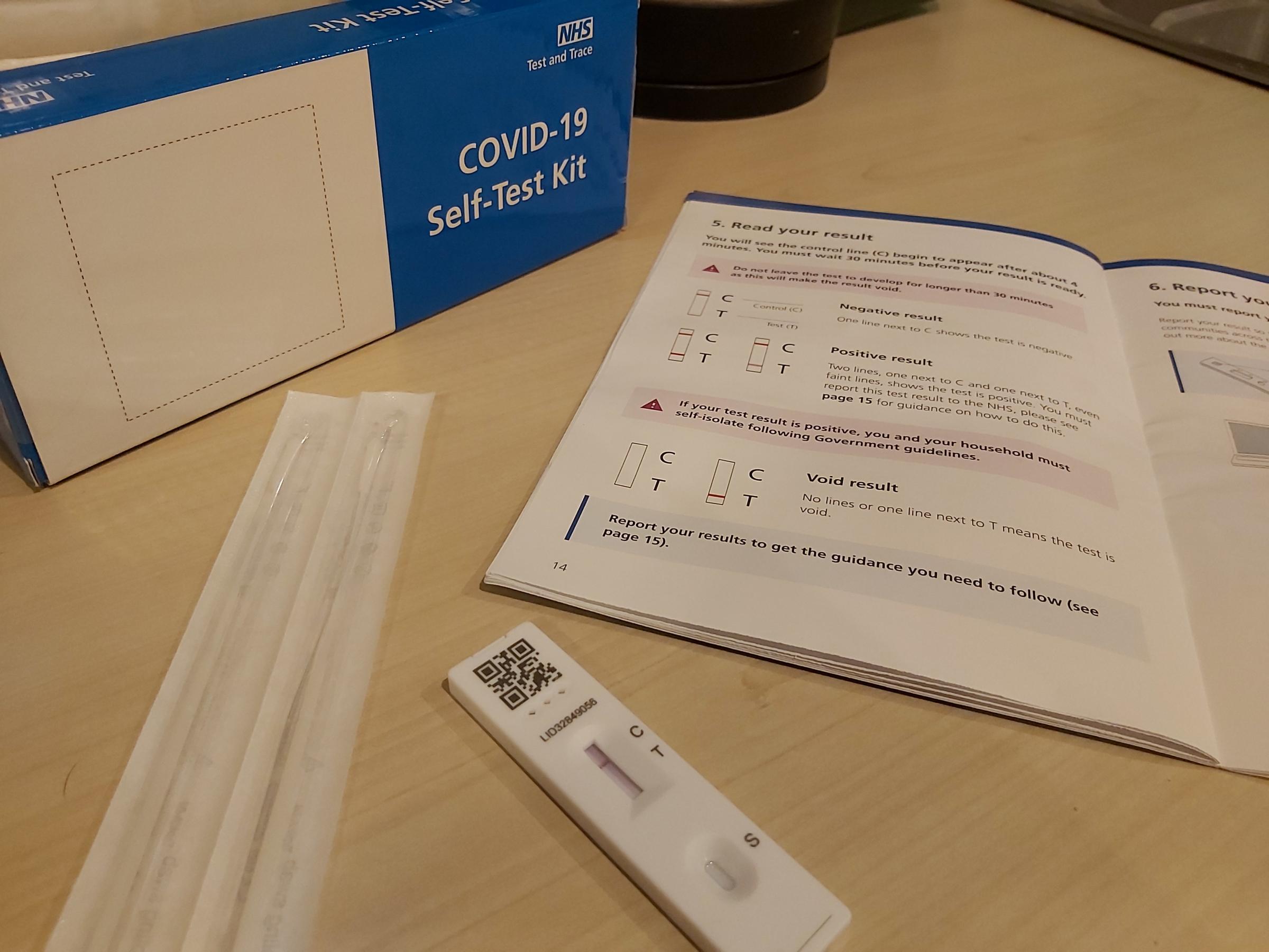 Report Covid lateral flow test result Scotland: Explained