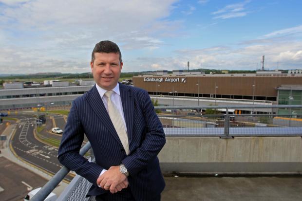 HeraldScotland: Gordon Dewar, chief executive of Edinburgh Airport.