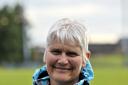 GLASGOW, SCOTLAND - AUGUST 14: Janice Eaglesham poses for a photograph at Red Star Athletics Club on August 14, 2014 in Glasgow, Scotland. (Photo by Jamie Simpson/Herald & Times) - JS.