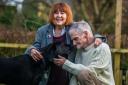 Jeannette and Jon King, who has dementia, with Lenny ‘the best dog in the world’.