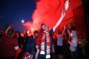 In pictures: Liverpool fans celebrate Premier League triumph