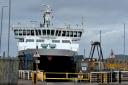 An Arran ferry tied up at the Ardrossan terminal. The service has been wracked with problems in recent months